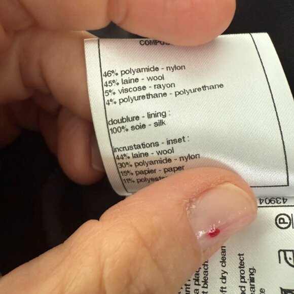 Chanel black white tweed short jacket size 38 - Picture 7 of 7